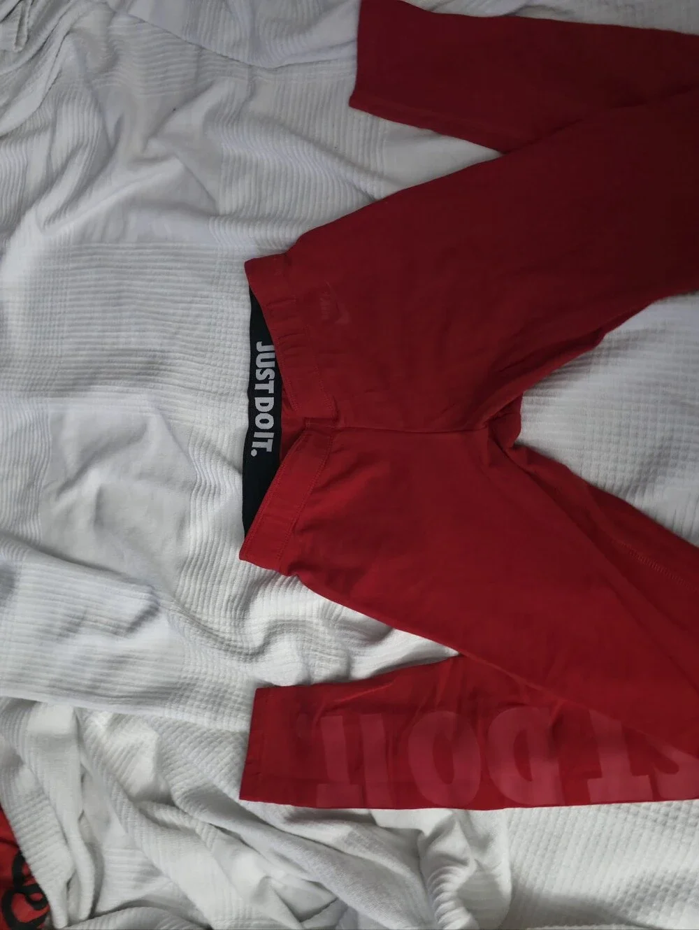 Women Nike Stretch Leggings Pack - Red, Olive, Black, Gray